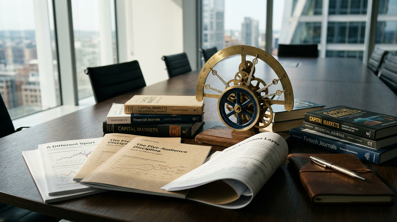 Financial PR Done Well — An Operator's Guide for IR, FinTech, Banking, and Capital Markets