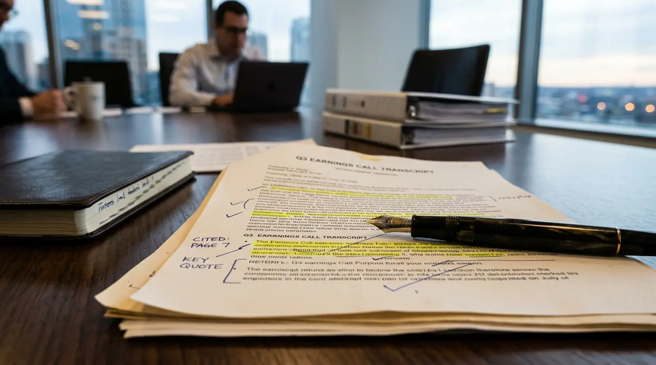 AI Earnings Call Analysis: How Citations Actually Work