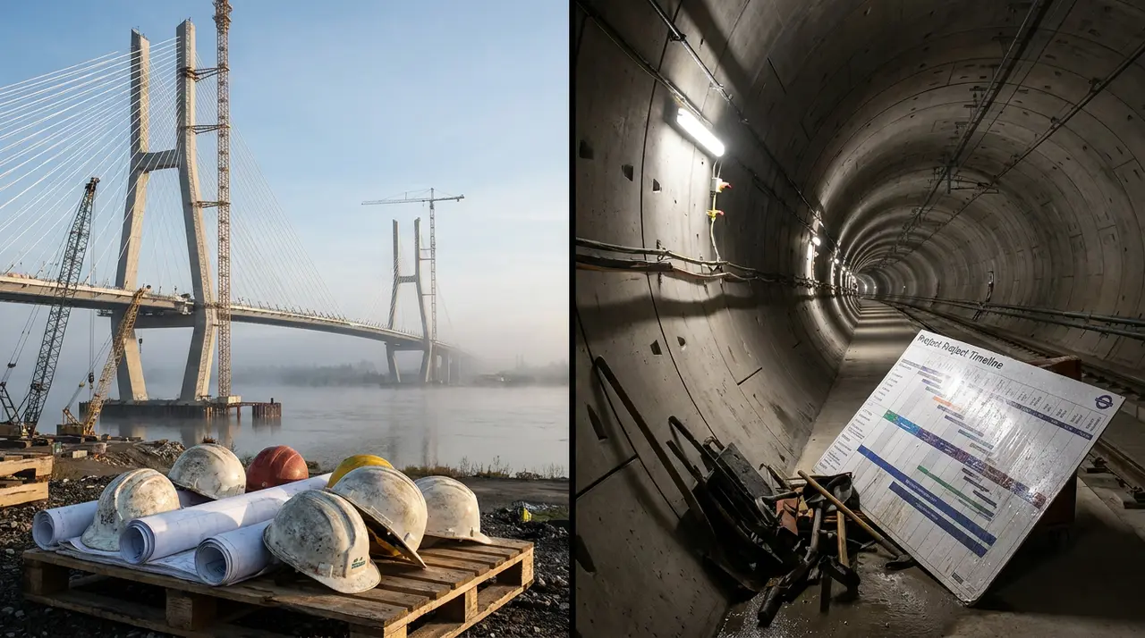 Megaproject Delay PR: Gordie Howe vs Elizabeth Line